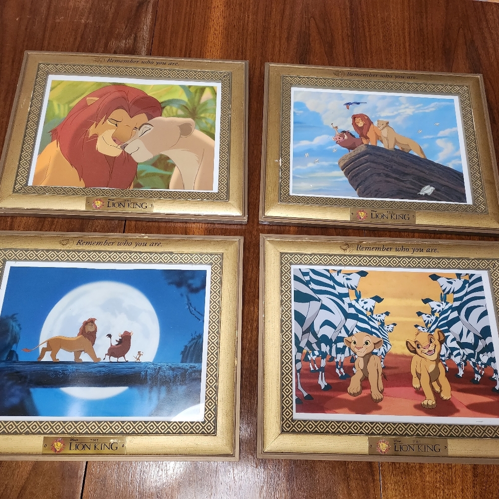Authentic Disney Lion King Lithographs